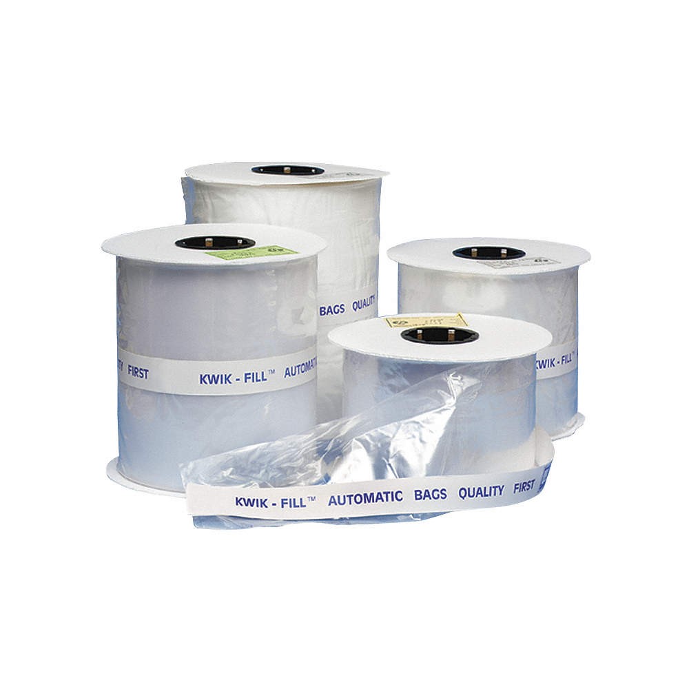 GRAINGER APPROVED 5CPT9 Open End Poly Bag,Flat,PK500 5CPT9