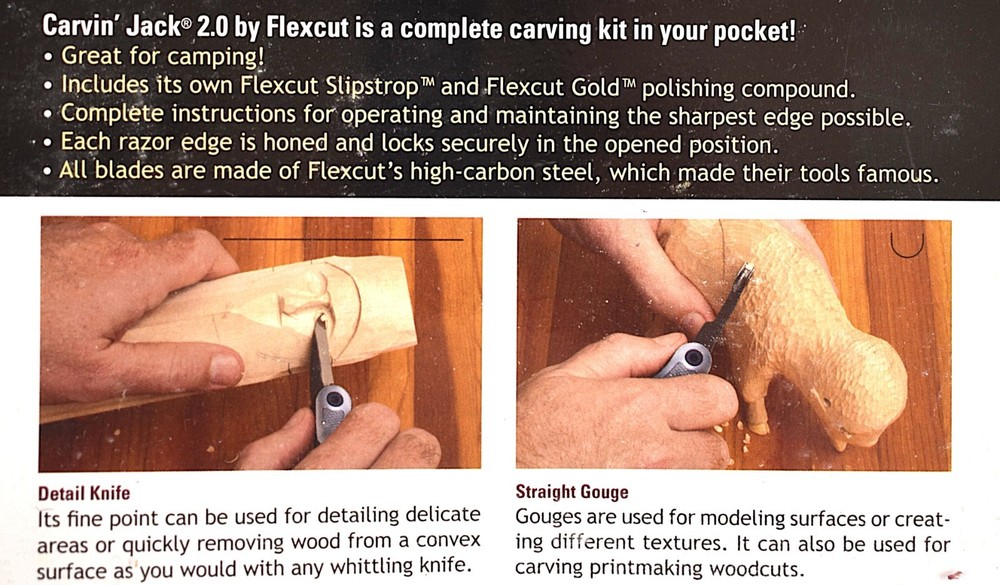 Flexcut JKN291 Carvin' Jack 2.0, Right Hand