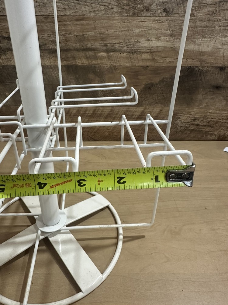 Counter Top Spinner Display Rack - 4 Sided (White)