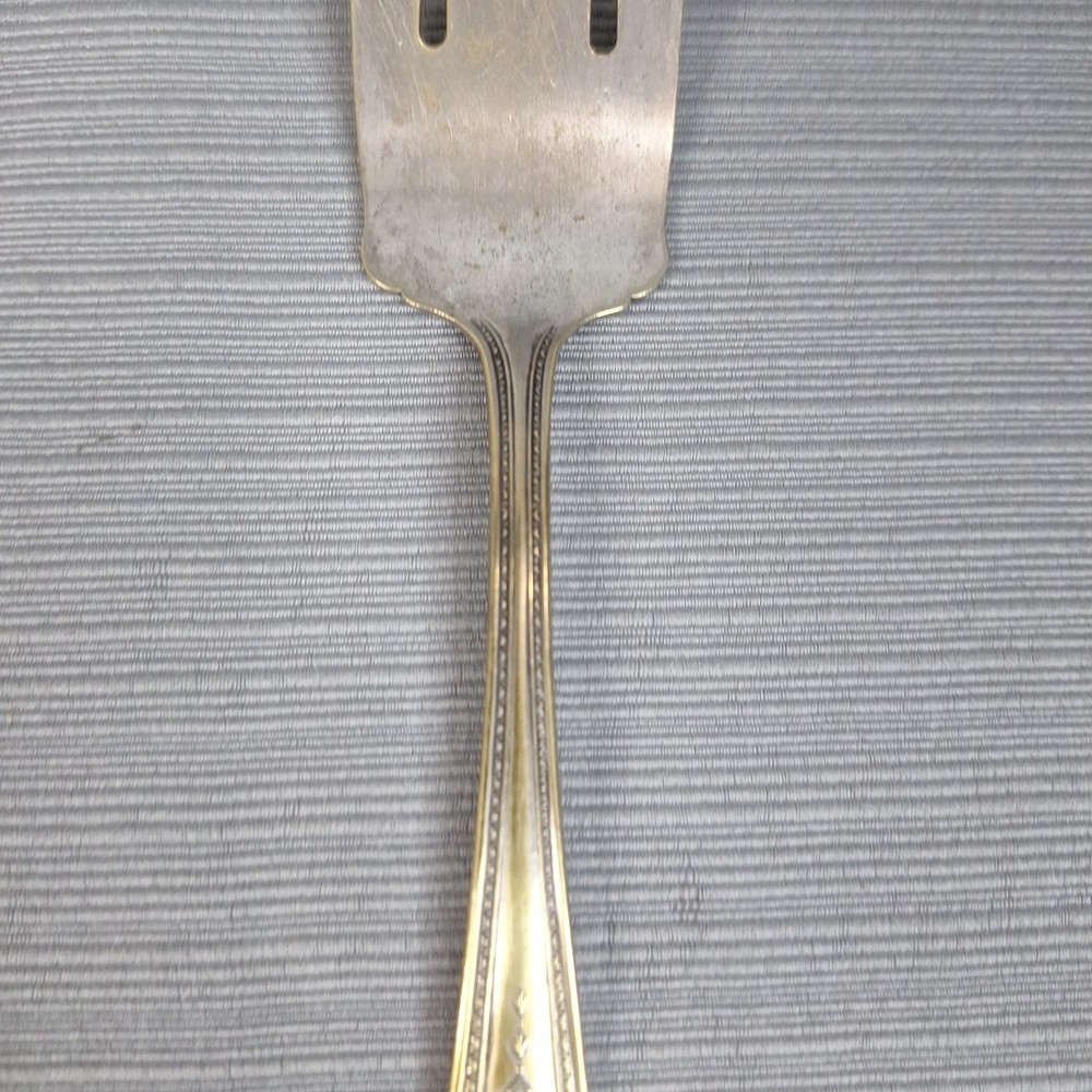 Vintage Standard Silverplate Flatware Serving Fork Meat 8.5"