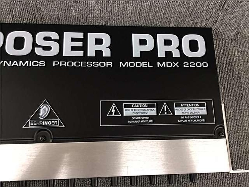 BEHRINGER MDX2200 Compressor