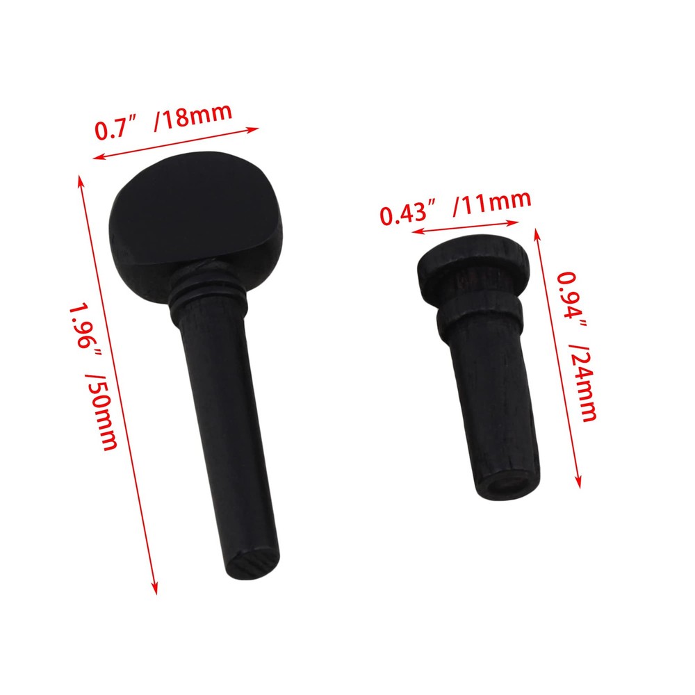 1 PCS 1/4 Violin Tuning Peg End Pin String Instrument Accessories Replacement