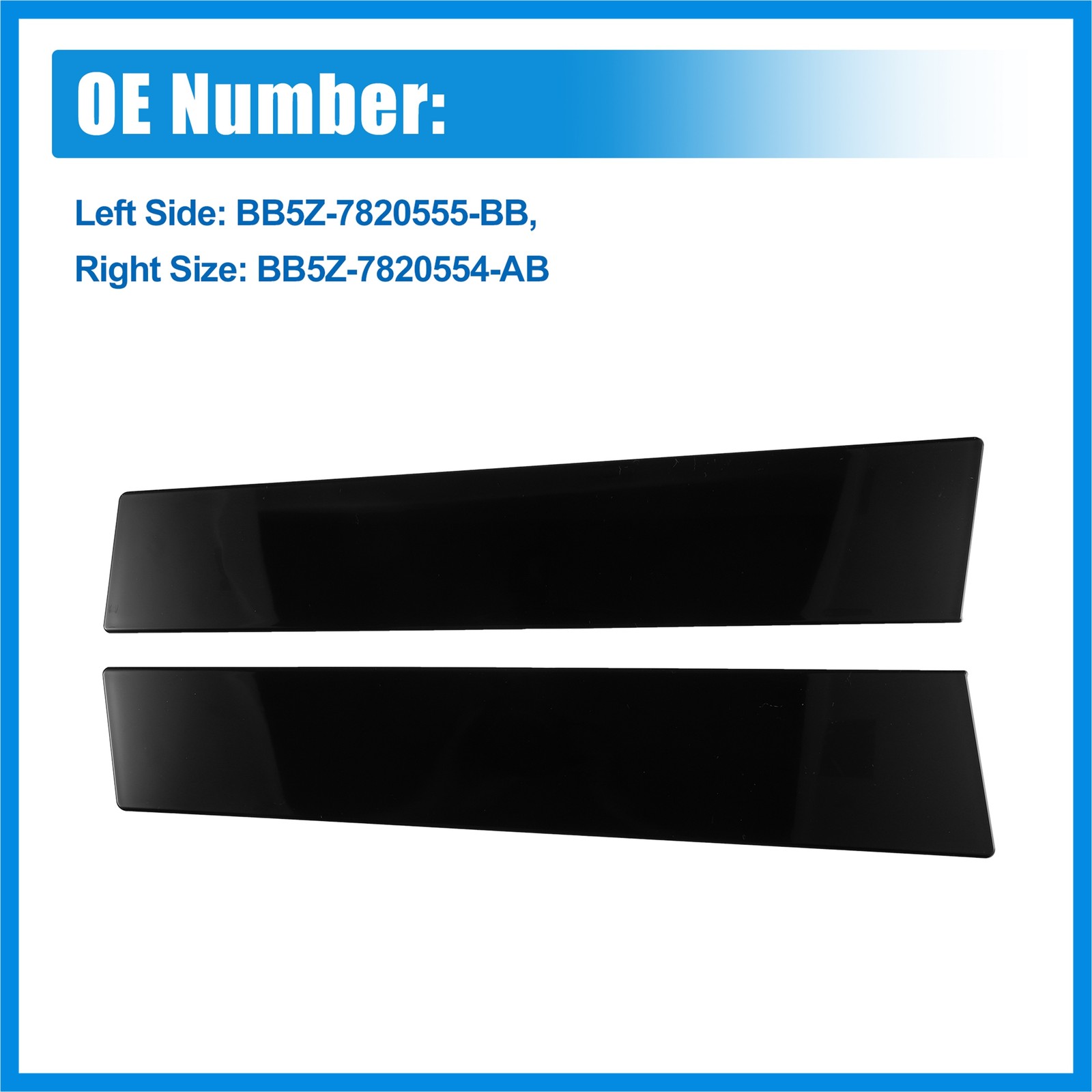 Windshield B Pillar Trim BB5Z-7820555-BB for Ford Explorer 11 Left Right