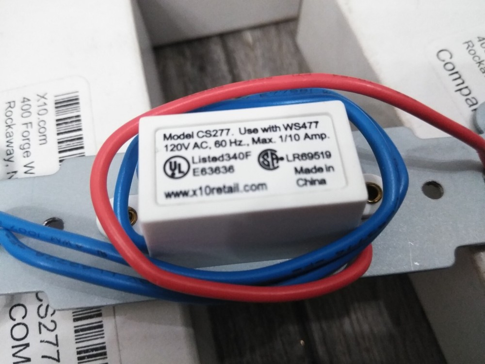 X-10 PRO Companion Wall Switch Incandescent Model: CS277 WHITE (3PK BUNDLE)