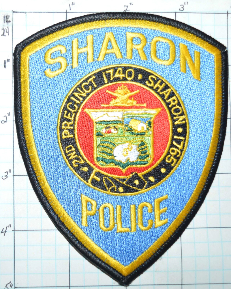 MASSACHUSETTS, SHARON POLICE DEPT PATCH