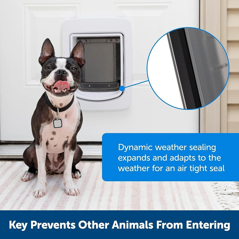 PetSafe SmartDoor™ Microchip Connected Pet Door Selective Entry for Dog and Cat