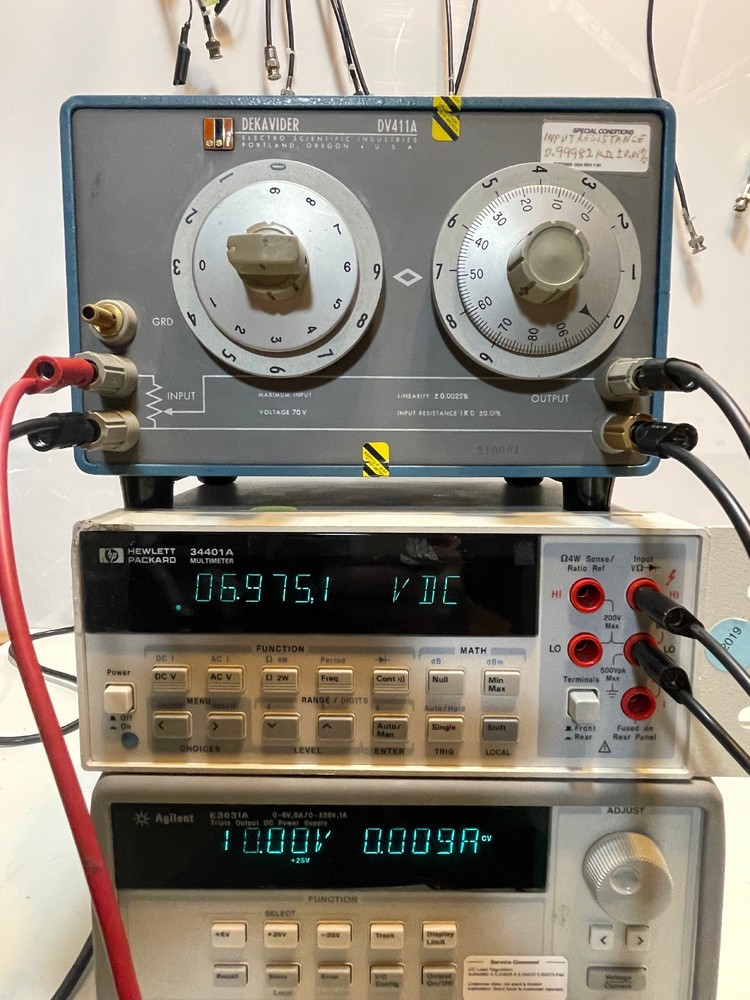 ESI Electro Scientific Dekavider DV411A Variable Resistor Very  Accurate