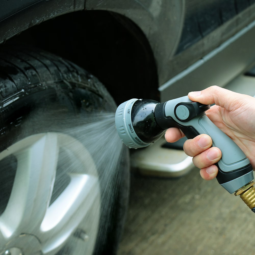 Auto Drive Car Wash Water Hose 8 Pattern Nozzle