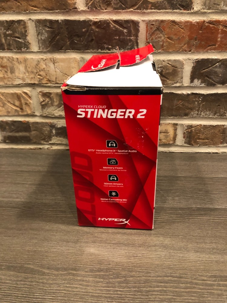 HyperX Cloud Stinger 2 – Lightweight Gaming Headset with Mic, DTS Audio, Black