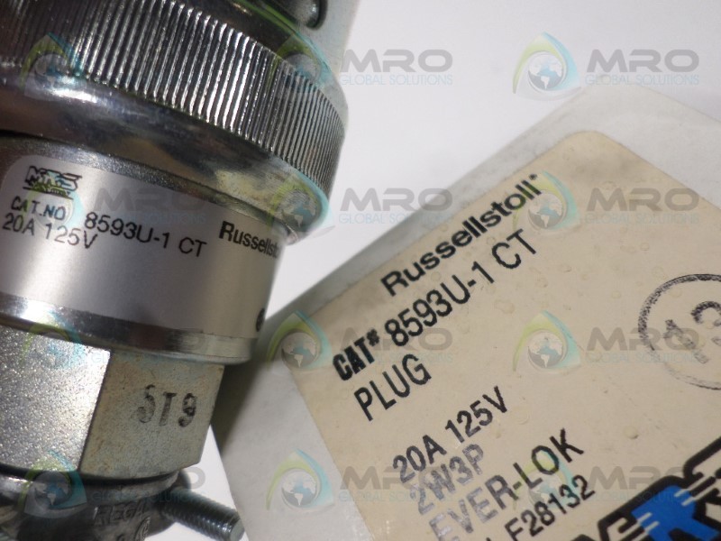 RUSSELLSTOLL 8593U-1CT PLUG NSMP