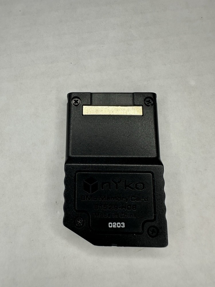 Nyko 8MB Memory Card Black for Nintendo GameCube