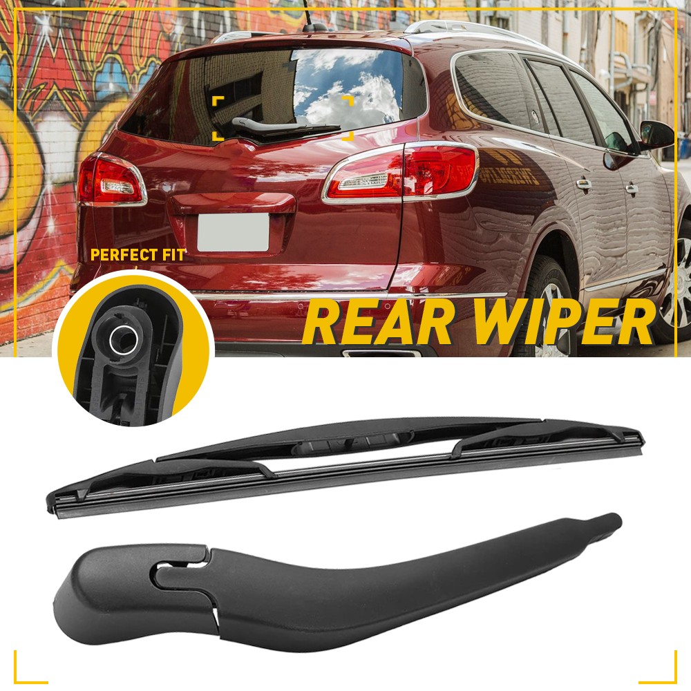 Rear Window Windshield Wiper Arm & Blade Set Replace For 2008-2017 Buick Enclave
