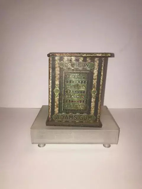 Early 1900's Adams Spearmint Gum Store Display TIN