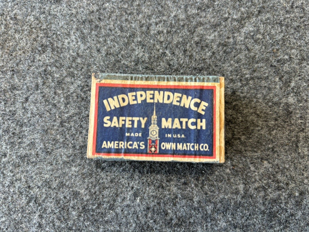 WWII US Army Private Purchase Independence Safety Match Box and US QM Ronson