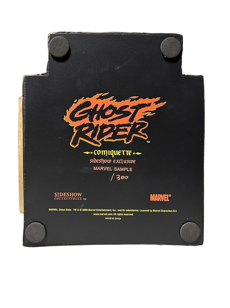 Sideshow Collectibles Ghost Rider On Throne Exclusive Comiquette Marvel Sample