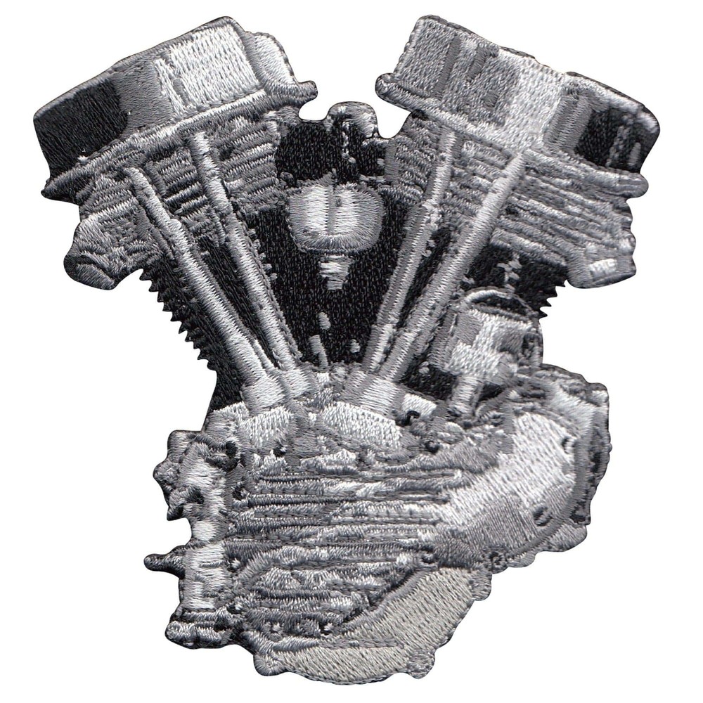 Harley-Davidson Panhead Motor Engine Patch vintage motorcycle chopper or stock