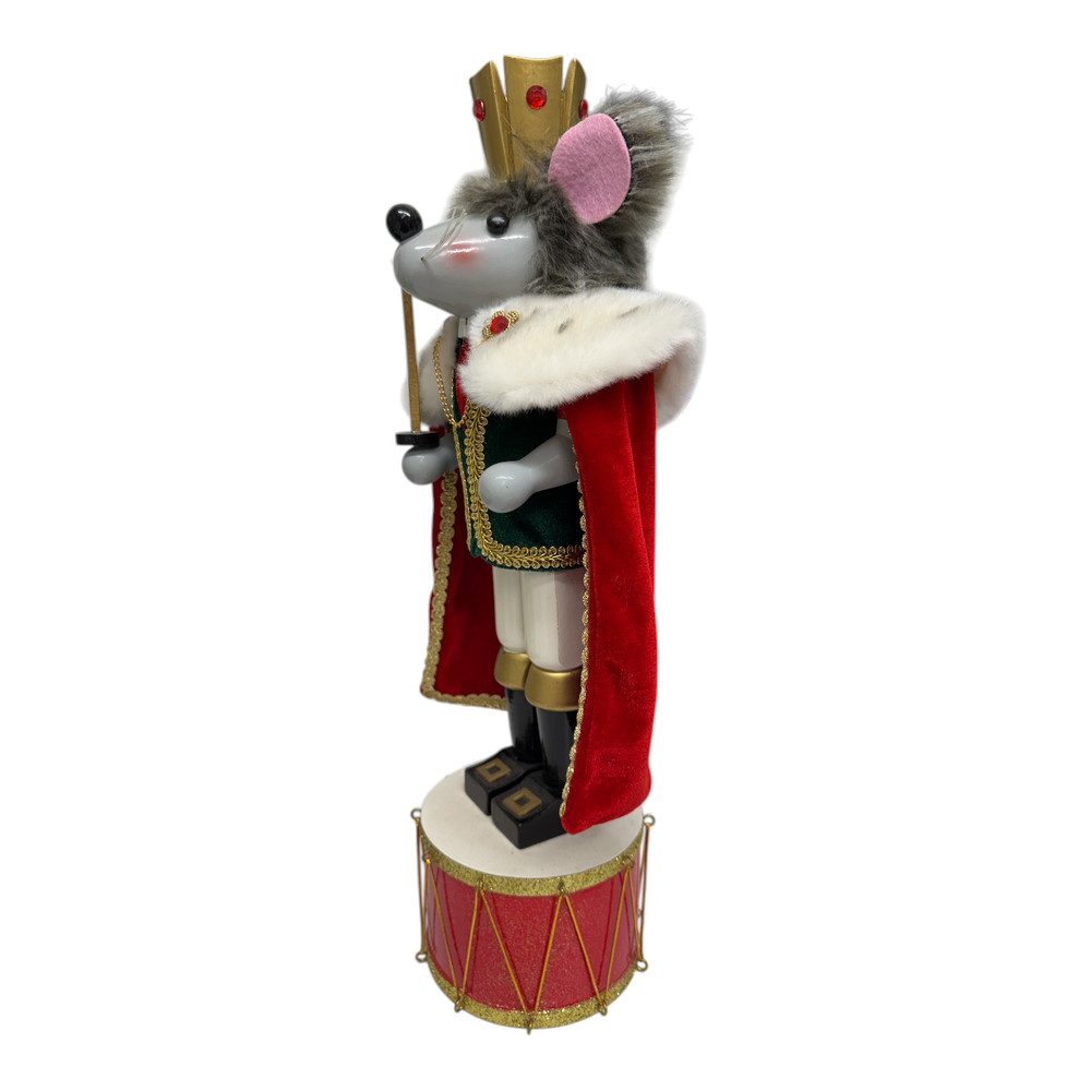 Vintage Lord & Taylor Mouse King Nutcracker 18" with Box 2003 EUC