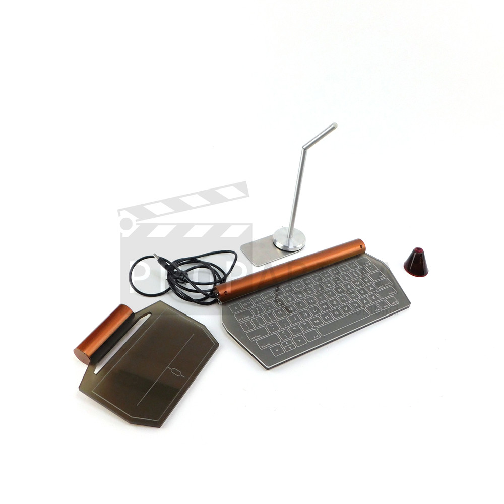 UPLOAD Horizon Desk Set Working Lighted Mic Original Prop (1011-2626)