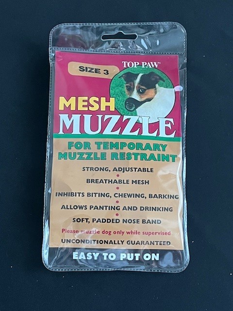 Top Paw Mesh Muzzle Size 3