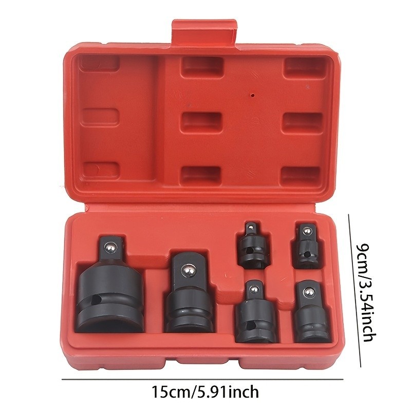 6pcs Impact Adapter And Reducer Head Kit