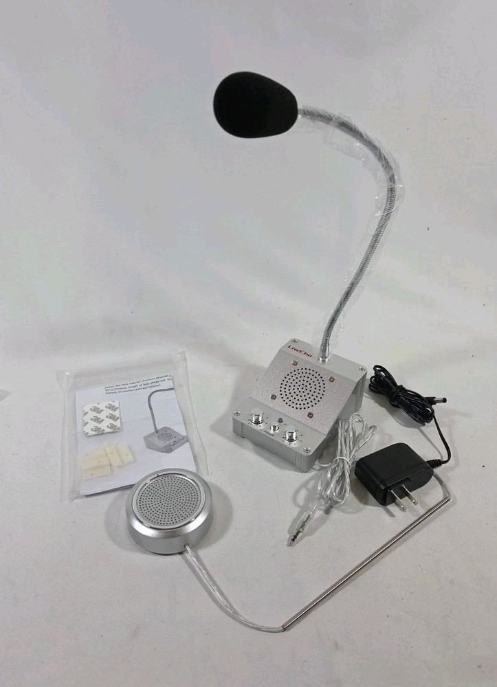 Window Speaker Intercom System Dual Way Intercommunication Mic FREE SHIP