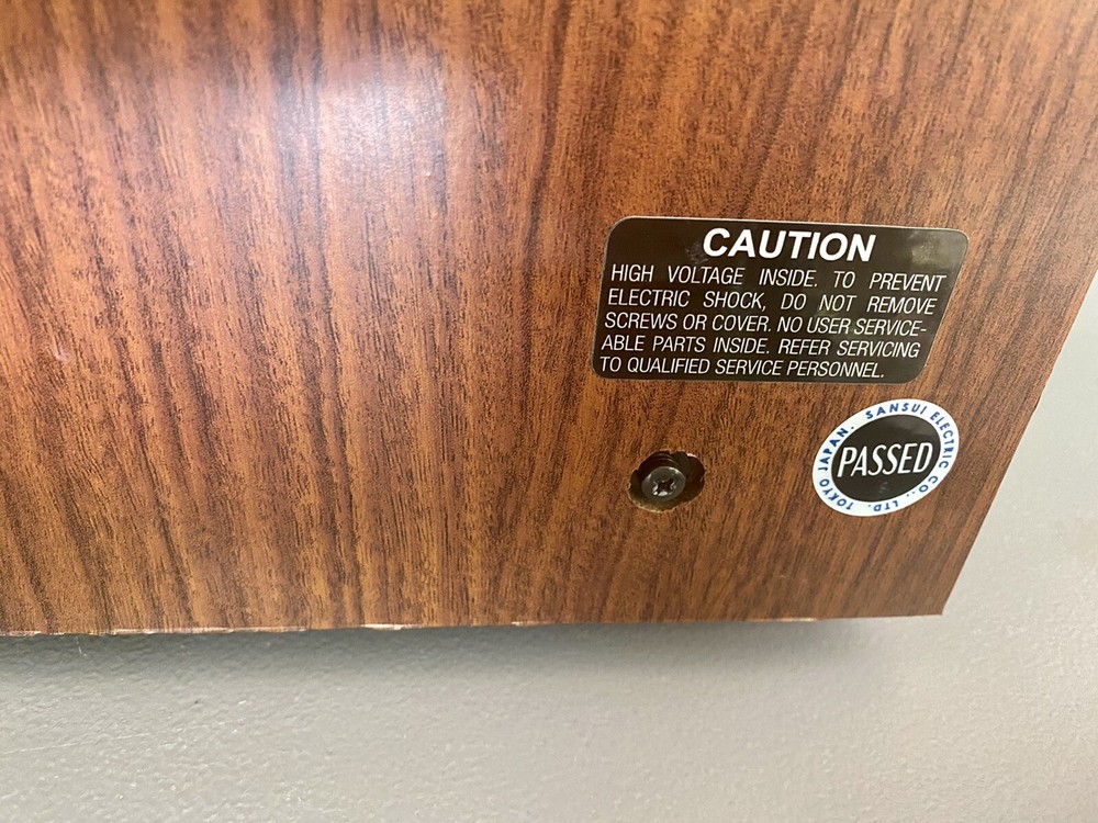 Sansui Cabinet Restoration Sticker Set