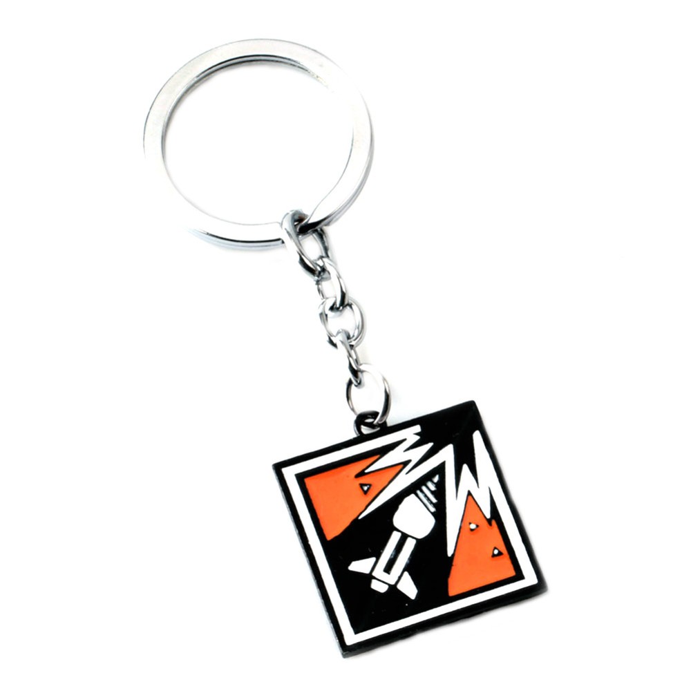 Tom Clancy Rainbow Six Metal Keychain Key Ring Pendant