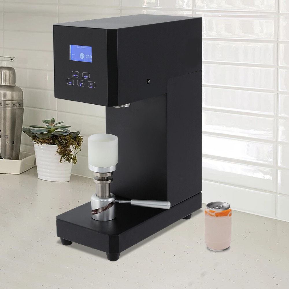Semi Automatic Pop Can Sealing Machine Cola Can Sealer Container Plastic Bottles
