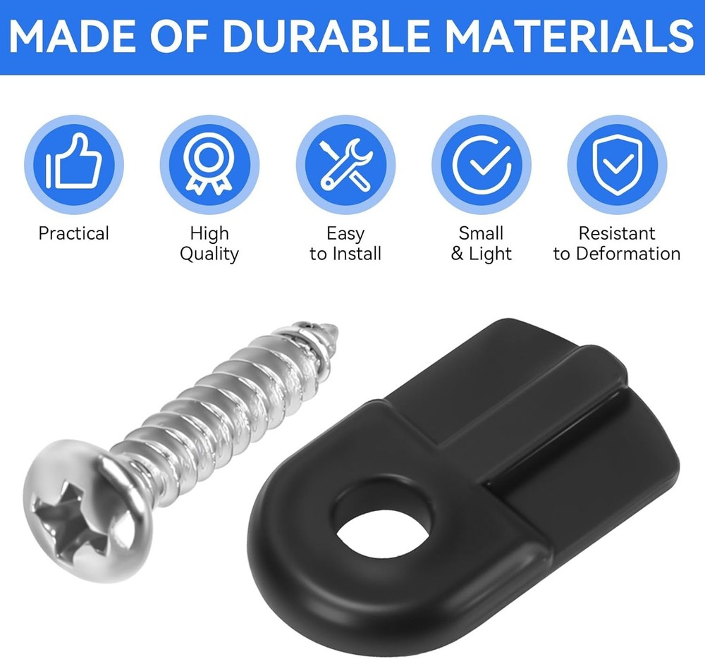 20 Pack Window Screen Clips, PL 7906 Flush Screen Retainer Clips, Screen Door Wi