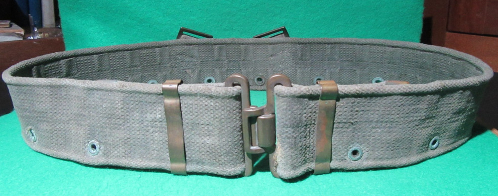 Unique Dutch Army Webbing, Post WWII Webbing Belt, Good Condition, Cold War