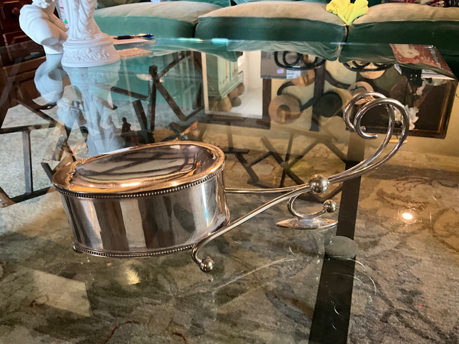 Vintage Martin Hall & Co Silver Plated Victorian Style Spoon Warmer