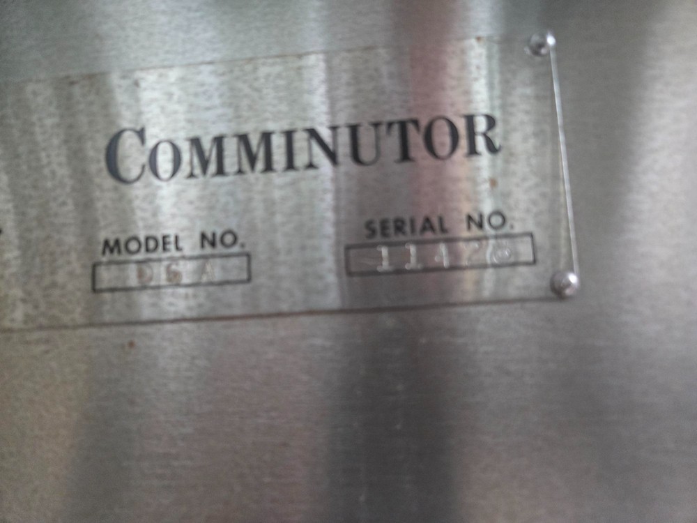 FITZPATRICK FITZ MILL D6A COMMINUTOR 460V WITH ACCESSORIES