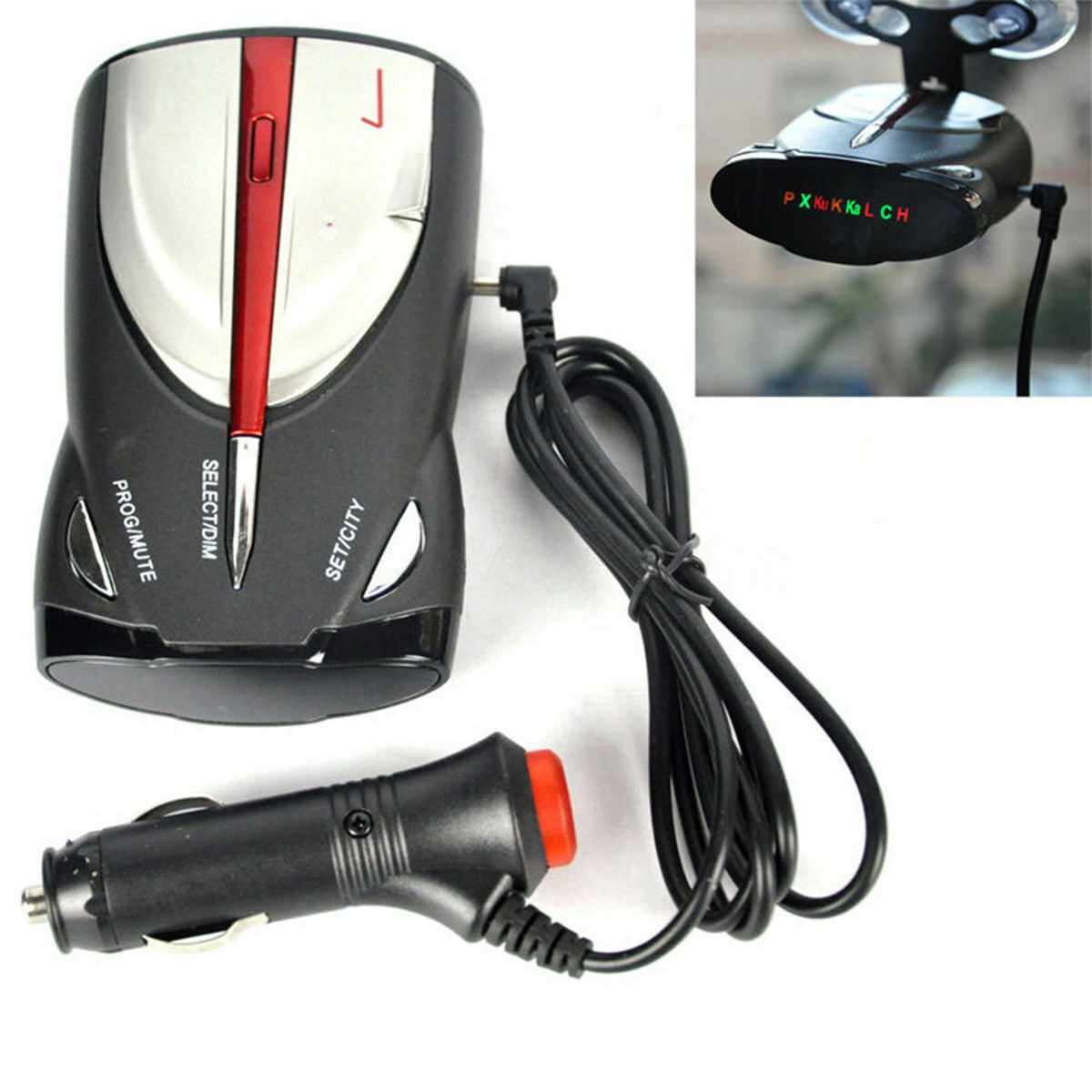 16-Band 360 Degree Cobra XRS9880 Laser Anti Radar Detector LED Display Univer