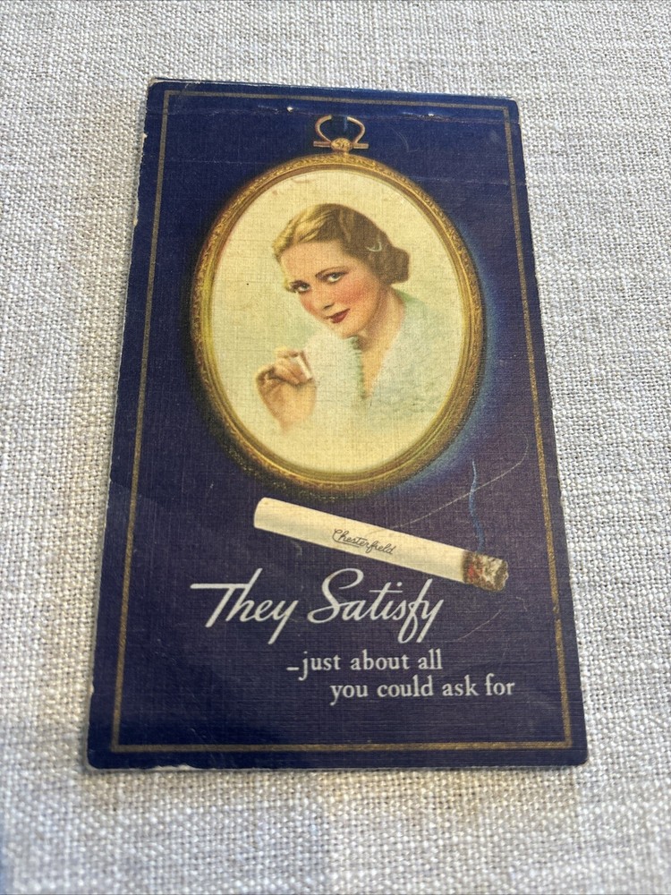 Chesterfield Bridge Cigarette Score Book