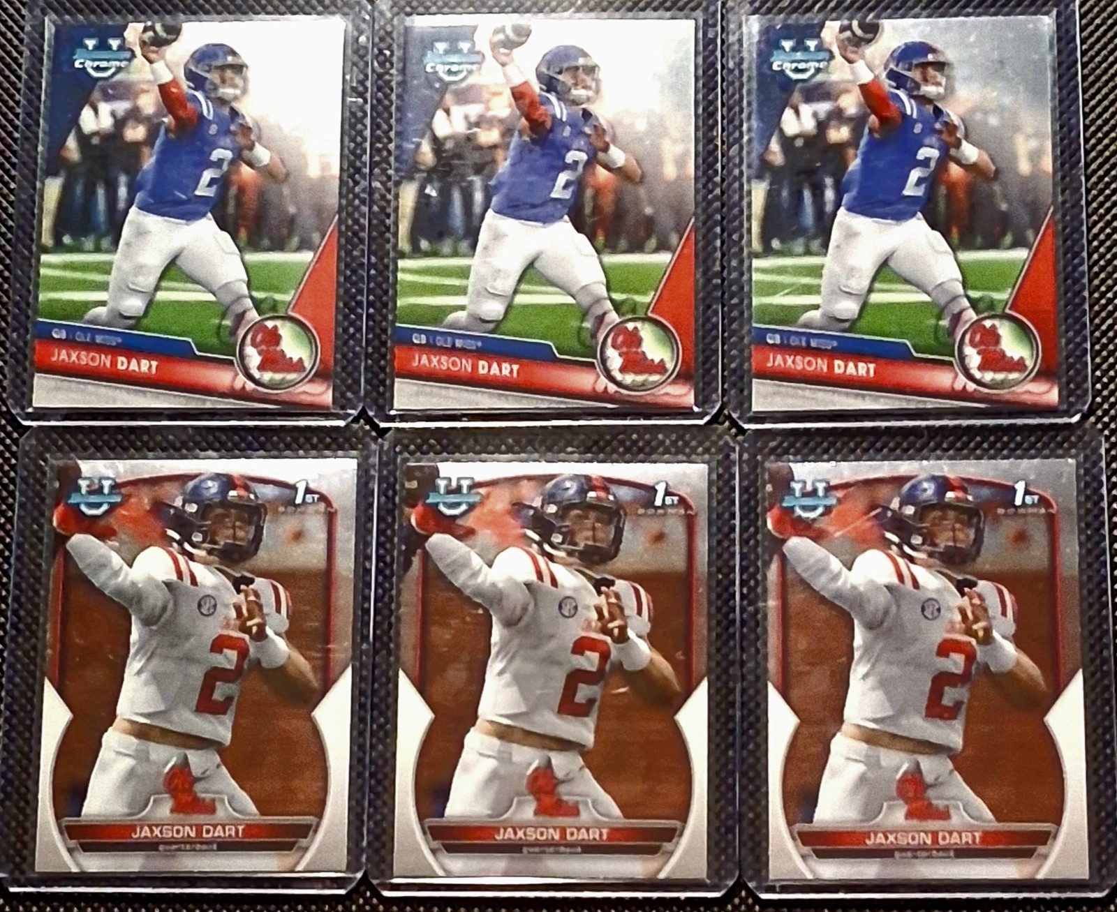 Lot of 6 🔥 JAXSON DART 2023 BOWMAN CHROME U 1st ROOKIE RC # 191 & #94 Giants