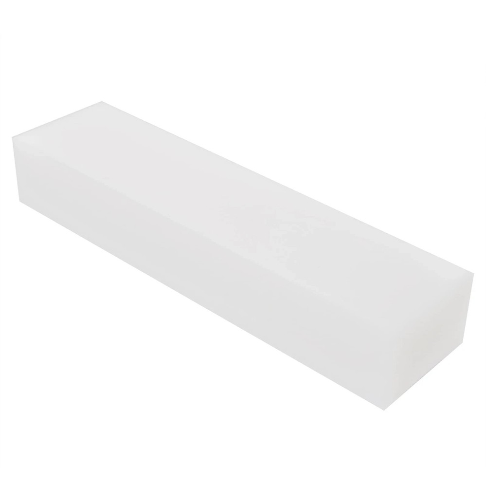 HDPE Block WhitePE Polyethylene Rectangular Solid Plastic Tapping（2" x 12" x 3"）