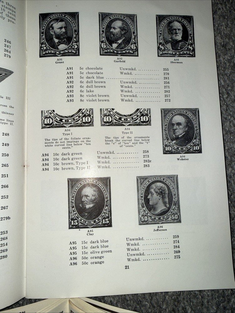SCOTT And Two Hamernick U.S Postage Price Lists H3