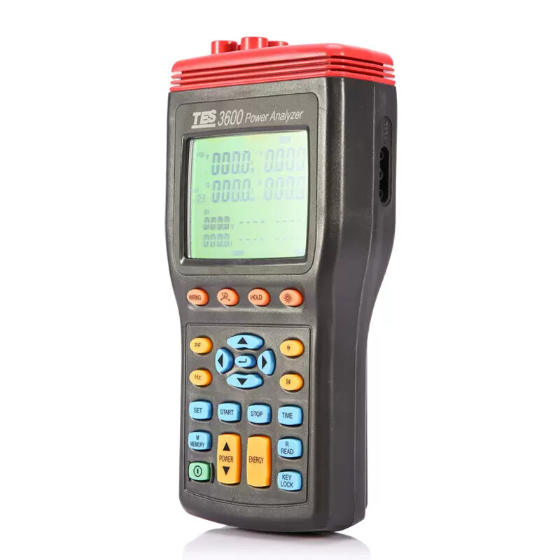 TES-3600N 3-Phase Power Analyzer Tester Harmonics Power Quality Analyzer