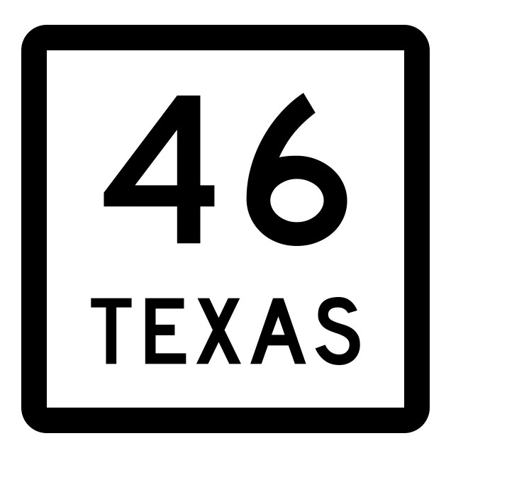 Texas State Highway 46 Sticker Decal