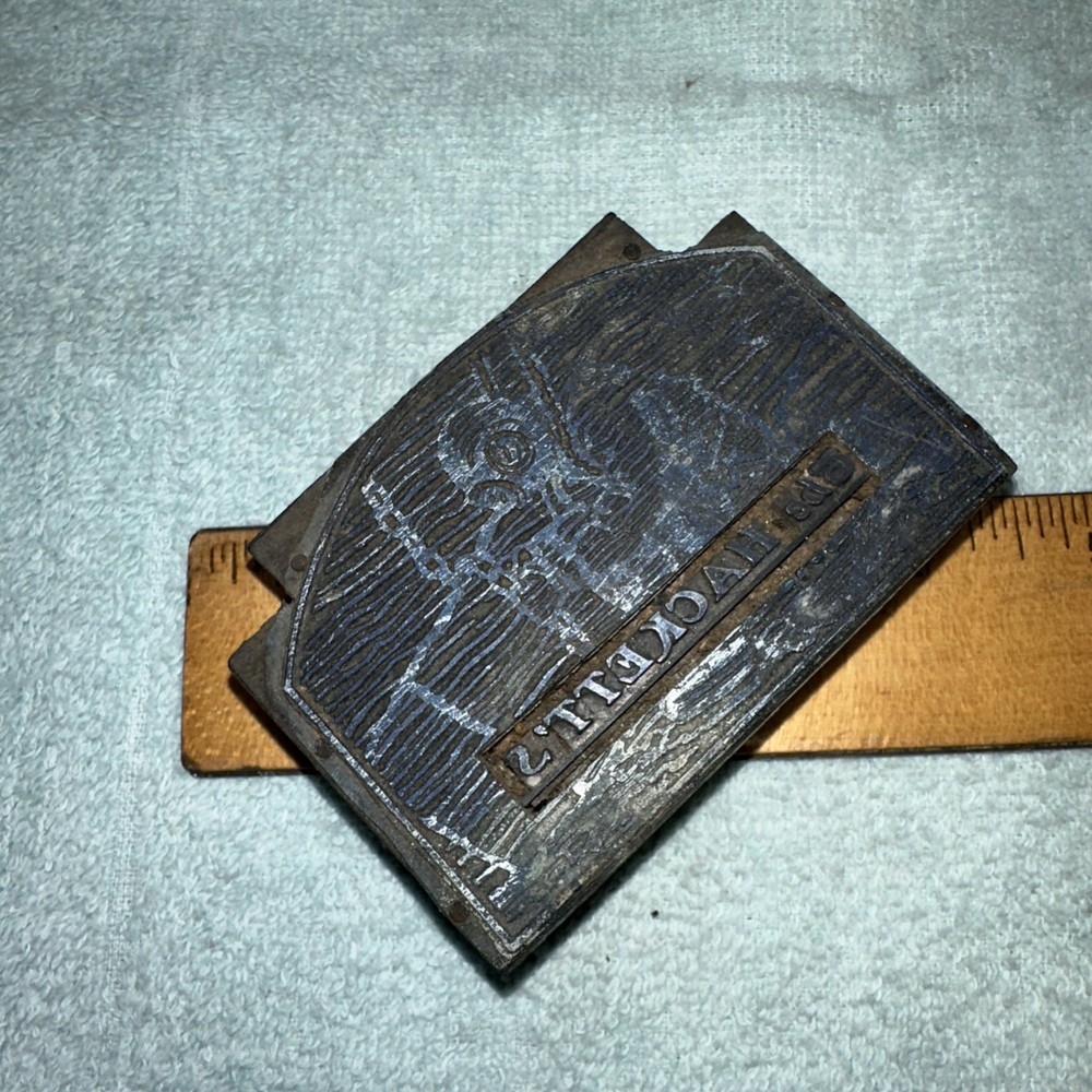 Printing Block “ Diver Underwater Scene “ Room For Type