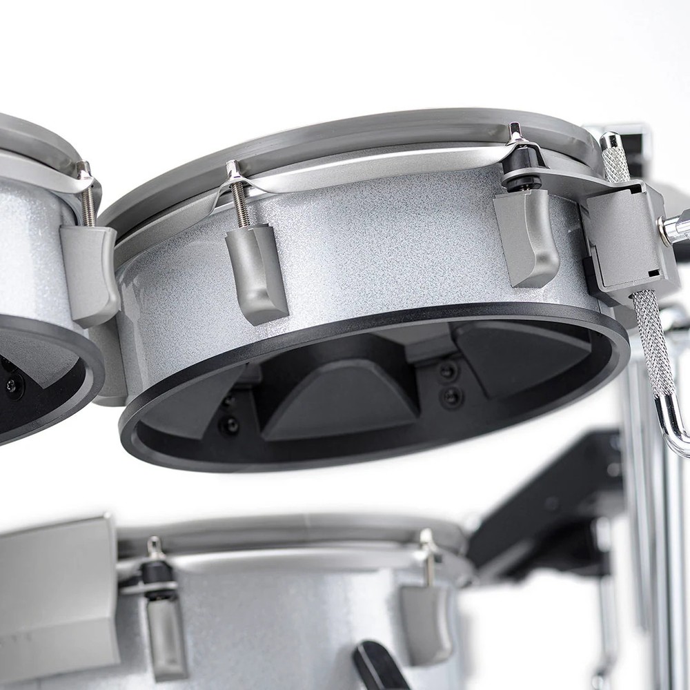 EFNOTE 3B Electronic Drum Set - White Sparkle DRUM ESSENTIALS BUNDLE