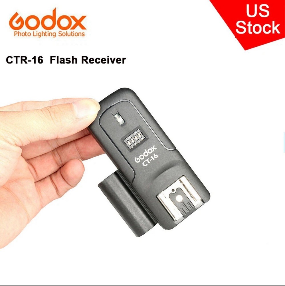 Godox Camera Flash Trigger(16 Channels)Transmitter For Canon,Nikon(Ctr16 & Ct16)