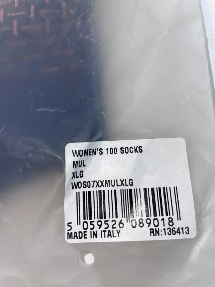 RAPHA WOMENS 100 Socks - REGULAR- Size XLG NWT