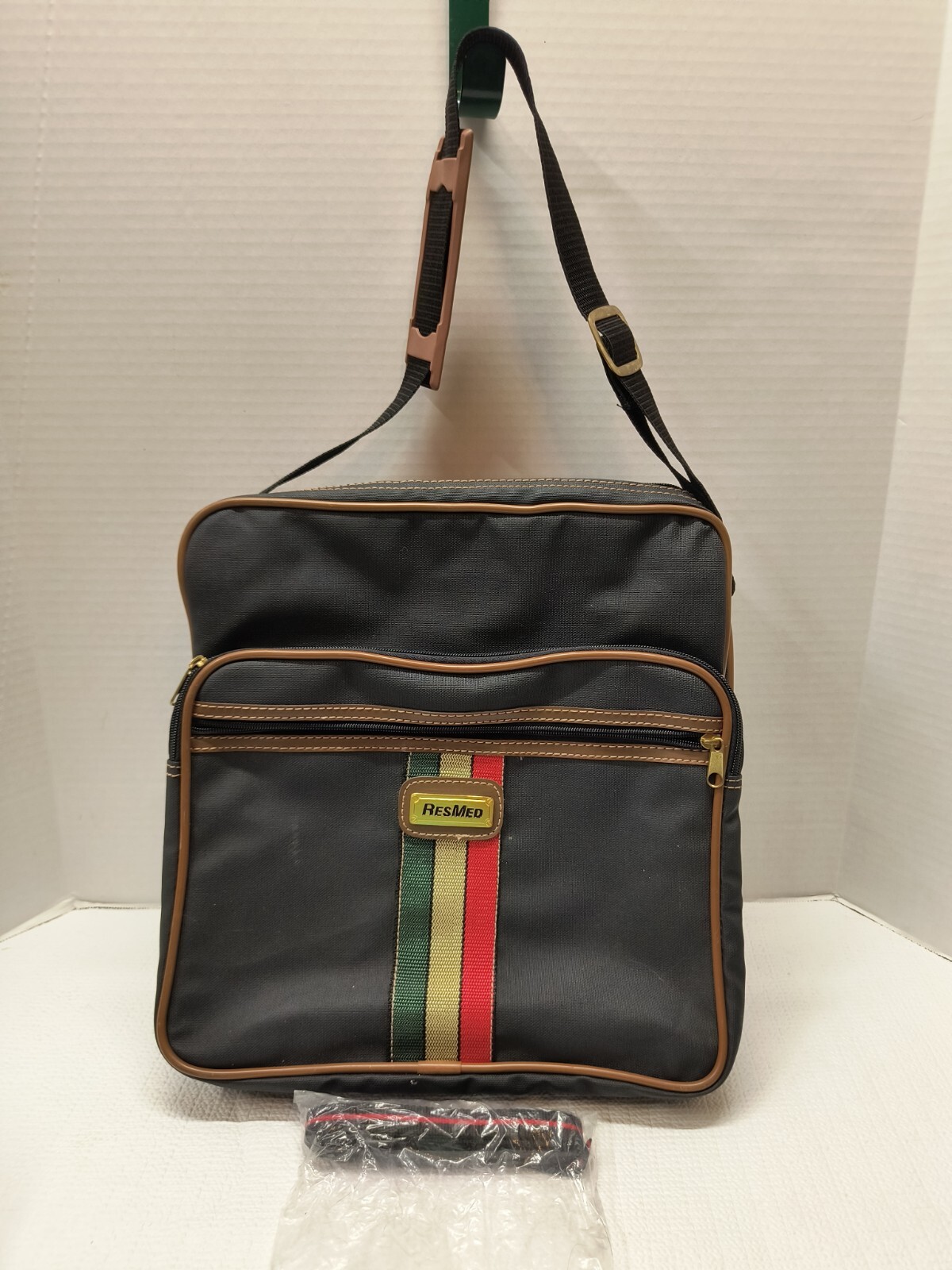 Resmed Shoulder Travel Bag For Airsense 10 Messager Canvas Framed Zip Vintage