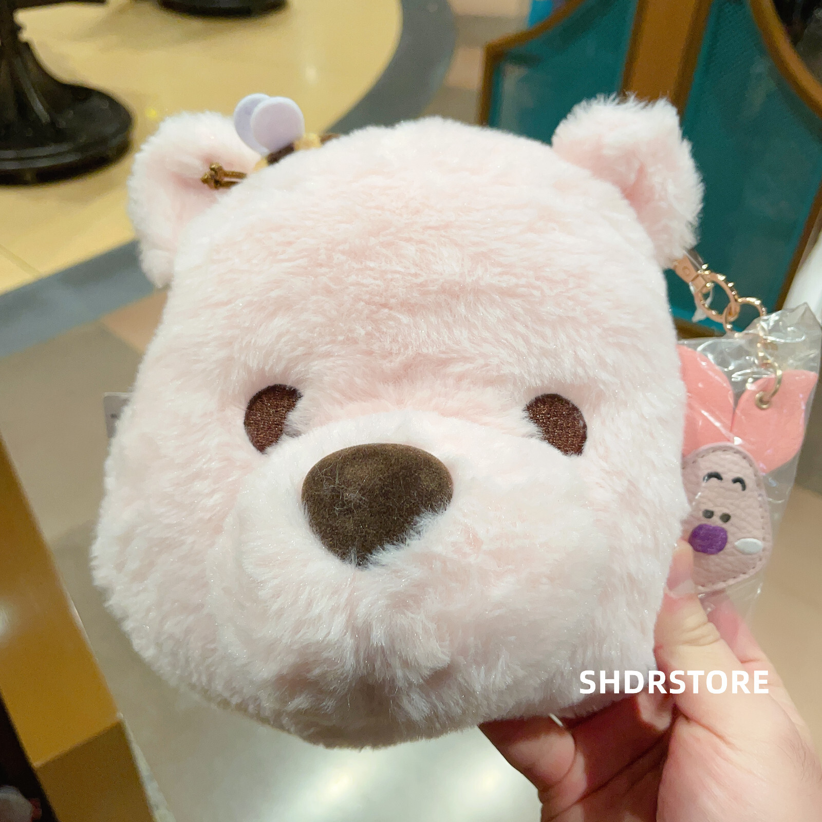 Disney authentic Winnie the pooh sakura pink Crossbody Shoulder Bag disneyland