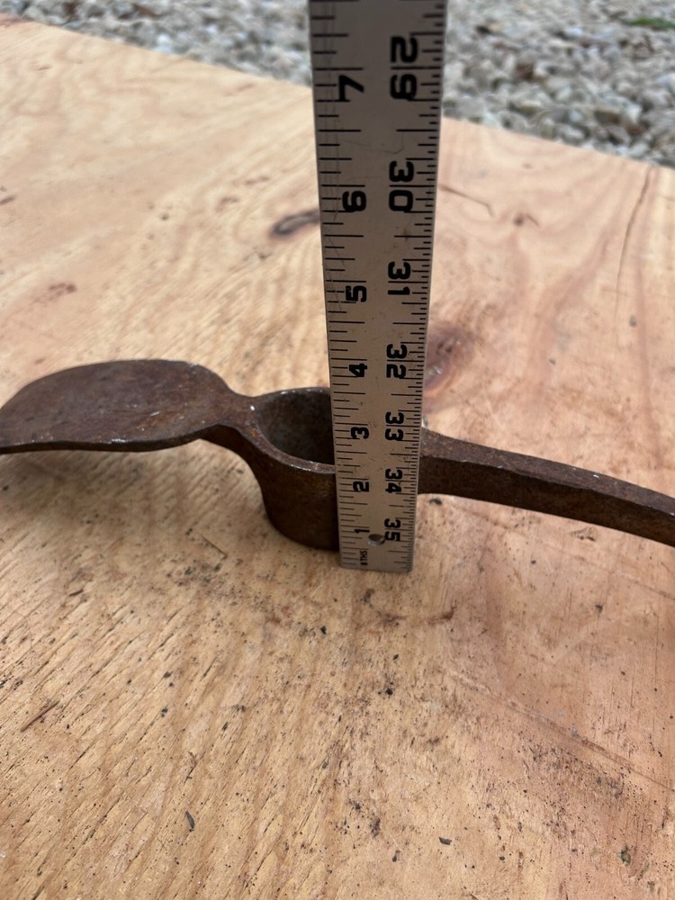 Long Pick Head Rusty Rustic no handle Original Vintage Primitive Farm Decor