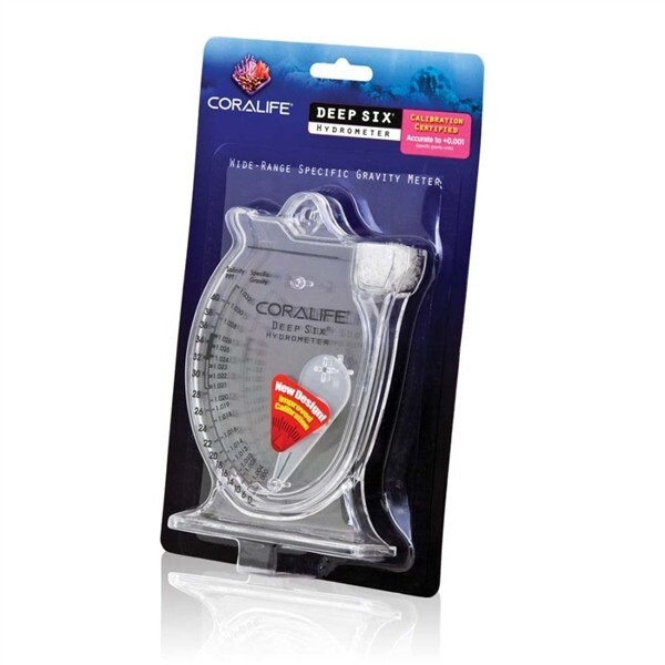 Coralife Deep Six Hydrometer Calibration Certified Marine Reef Salinity Test
