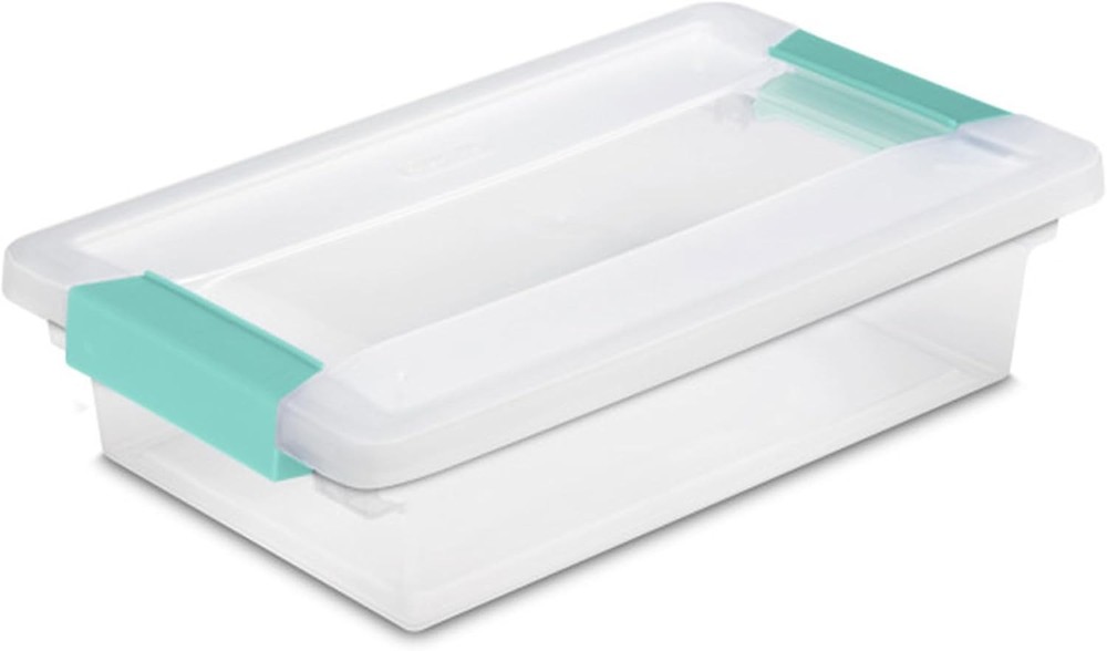 12-Piece Clip Box, Small, for Craft Storage