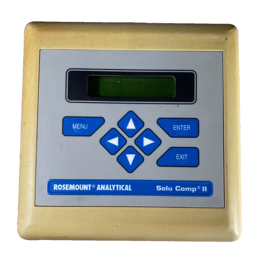 Rosemount Analytical Solu Comp II ph Analyzer Model 1055-01-10-22