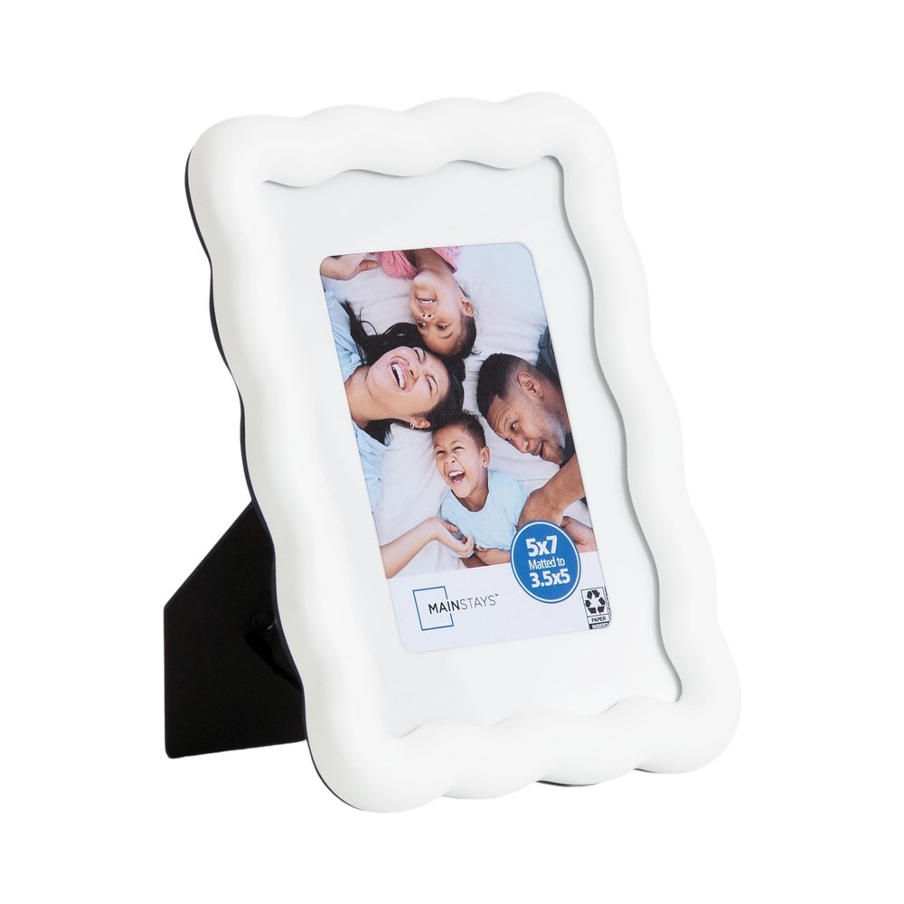 5x7 Wavy Black Picture Frame
